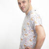 Patternmix U-seX Gri Ayıcık V Yaka Desenli Üst - Image 6