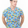 Patternmix U-seX Monster Unisex V Yaka Desenli Üst - Image 3