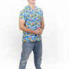 Patternmix U-seX Monster Unisex V Yaka Desenli Üst - Image 4